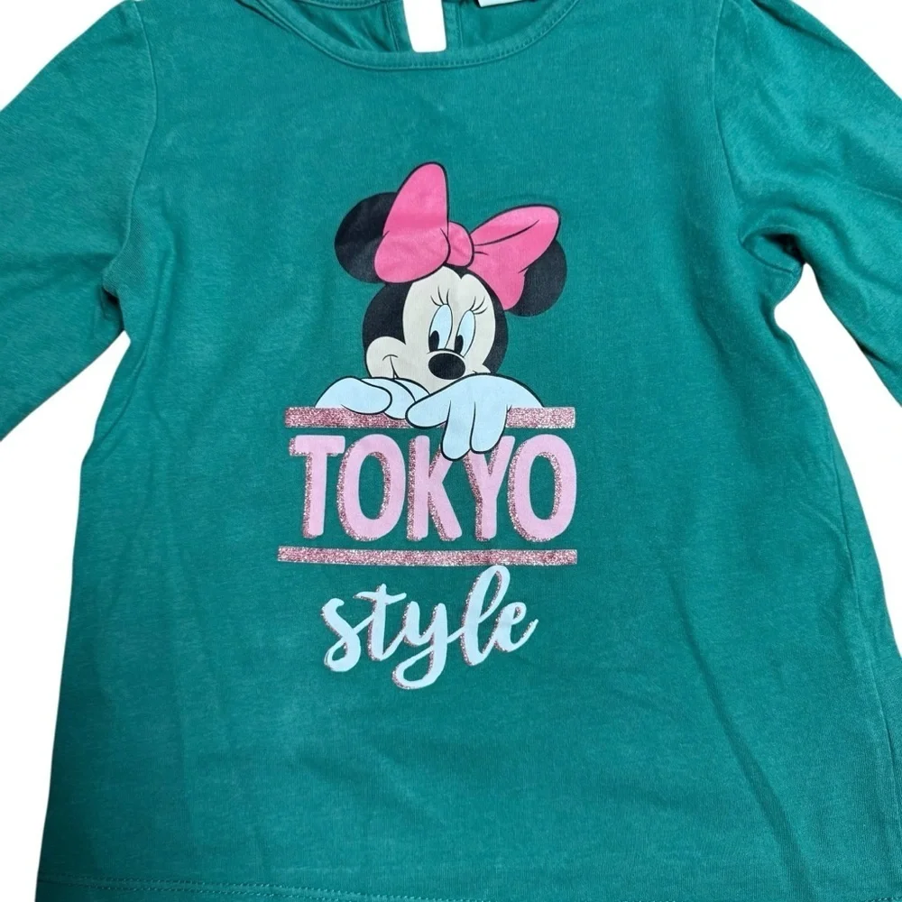 LC Waikiki Kids Disney Minnie Mouse Tokyo Style Long Sleeve Top- 3–4Y